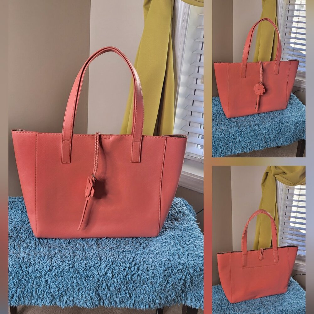 Signature Peach/Gold Large Bag